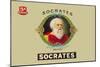 Socrates Cigars, Know Thyself-null-Mounted Art Print