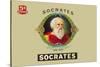 Socrates Cigars, Know Thyself-null-Stretched Canvas