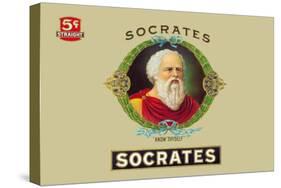 Socrates Cigars, Know Thyself-null-Stretched Canvas