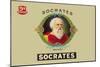 Socrates Cigars, Know Thyself-null-Mounted Art Print