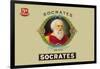 Socrates Cigars, Know Thyself-null-Framed Art Print