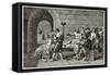 Socrates Death Old Illustration-marzolino-Framed Stretched Canvas