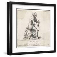 Socrates, Greek Philosopher of Athens-null-Framed Art Print