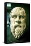 Socrates, Greek Philosopher, Roman Copy of a Lost Greek Original of C370 Bc-null-Framed Stretched Canvas