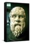 Socrates, Greek Philosopher, Roman Copy of a Lost Greek Original of C370 Bc-null-Framed Stretched Canvas