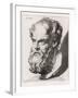 Socrates Greek Philosopher-Johan H. Lips-Framed Photographic Print