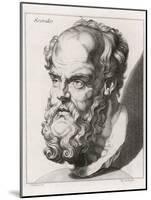 Socrates Greek Philosopher-Johan H. Lips-Mounted Photographic Print