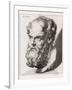 Socrates Greek Philosopher-Johan H. Lips-Framed Photographic Print