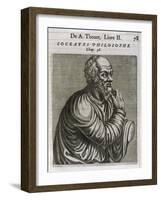 Socrates Greek Philosopher-Andre Thevet-Framed Art Print