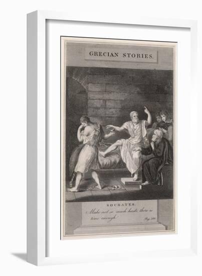 Socrates' Last Drink-null-Framed Art Print