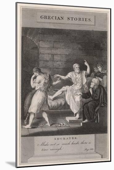 Socrates' Last Drink-null-Mounted Art Print