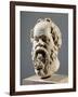 Socrates, Marble Head, Copy from a Bronze from the Pompeion in Athens-null-Framed Giclee Print