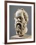 Socrates, Marble Head, Copy from a Bronze from the Pompeion in Athens-null-Framed Giclee Print