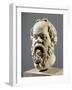 Socrates, Marble Head, Copy from a Bronze from the Pompeion in Athens-null-Framed Giclee Print