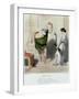 Socrates Visiting Aspasia-Honore Daumier-Framed Giclee Print