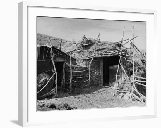 Sod Barn-Russell Lee-Framed Photographic Print