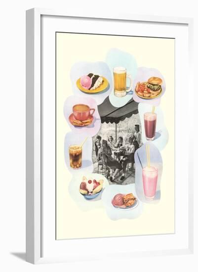 Soda Fountain Fare-null-Framed Art Print