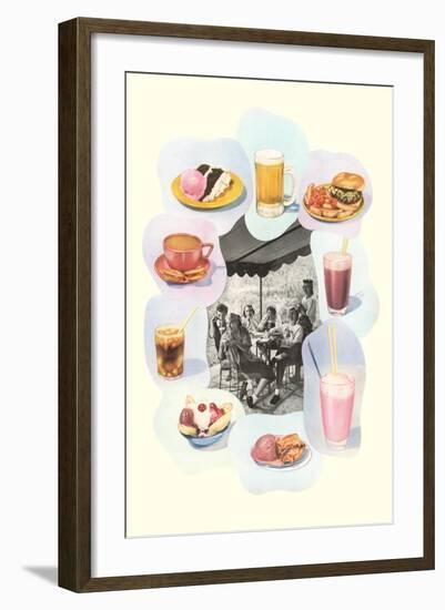 Soda Fountain Fare-null-Framed Art Print