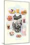 Soda Fountain Fare-null-Mounted Art Print