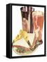 Soda Fountain Fare-null-Framed Stretched Canvas