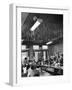 Soda Fountain Proprietor Watching as Kids Use Drinking Straw Covers as Straw Blowgun Missiles-Wallace Kirkland-Framed Photographic Print