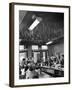 Soda Fountain Proprietor Watching as Kids Use Drinking Straw Covers as Straw Blowgun Missiles-Wallace Kirkland-Framed Photographic Print