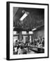 Soda Fountain Proprietor Watching as Kids Use Drinking Straw Covers as Straw Blowgun Missiles-Wallace Kirkland-Framed Photographic Print