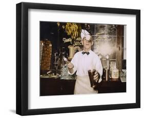 Soda Jerk, 1939-Russell Lee-Framed Photographic Print