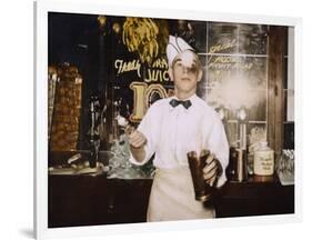 Soda Jerk, 1939-Russell Lee-Framed Photographic Print