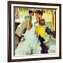 "Soda Jerk", August 22,1953-Norman Rockwell-Framed Giclee Print