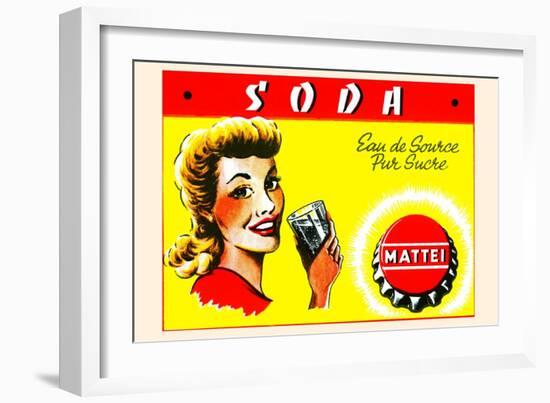 Soda Mattei-null-Framed Art Print