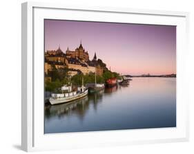 Soder Malarstrand at Dawn, Stockholm, Sweden-Doug Pearson-Framed Photographic Print