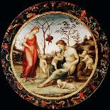 Allegory of Love (Venus Terrestre with Eros and Venus Celeste with Anteros and Two Cupid)-Sodoma-Giclee Print