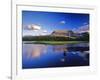 Sofa Mountain Reflects in Beaver Pond, Wateron Lakes National Park, Alberta, Canada-Chuck Haney-Framed Photographic Print