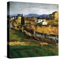 Soffici: Hill, 1922-Ardengo Soffici-Stretched Canvas