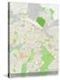 Sofia, Bulgaria Map-null-Stretched Canvas