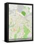 Sofia, Bulgaria Map-null-Framed Stretched Canvas