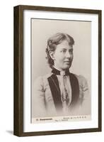 Sofia Kovalevskaya, Russian Mathematician-null-Framed Photographic Print