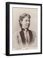 Sofia Kovalevskaya, Russian Mathematician-null-Framed Photographic Print