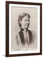 Sofia Kovalevskaya, Russian Mathematician-null-Framed Photographic Print