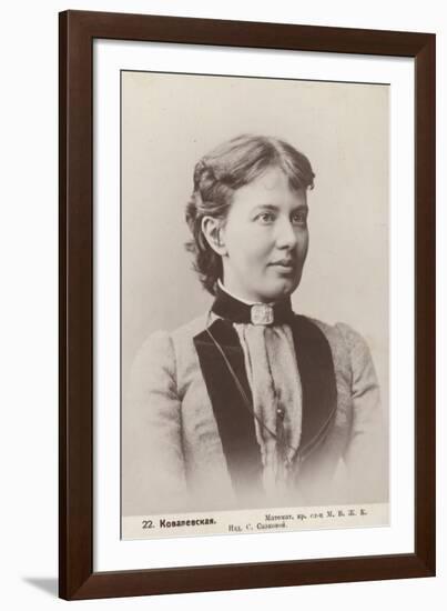 Sofia Kovalevskaya, Russian Mathematician-null-Framed Photographic Print