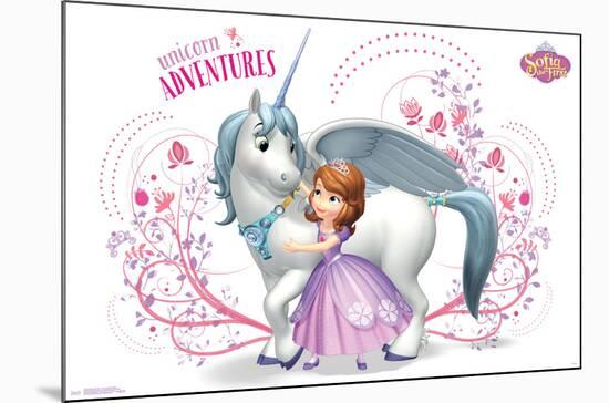 SOFIA THE FIRST - UNICORN ADVENTURES-null-Mounted Poster