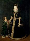 Girl with a Dwarf, Thought to be a Portrait of Margarita of Savoy-Sofonisba Anguisciola-Giclee Print