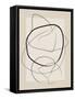 Soft Abstract Lines Art-Elena Ristova-Framed Stretched Canvas