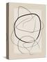 Soft Abstract Lines Art-Elena Ristova-Stretched Canvas