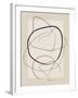 Soft Abstract Lines Art-Elena Ristova-Framed Giclee Print