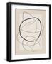 Soft Abstract Lines Art-Elena Ristova-Framed Giclee Print