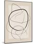 Soft Abstract Lines Art-Elena Ristova-Mounted Giclee Print