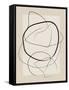 Soft Abstract Lines Art-Elena Ristova-Framed Stretched Canvas