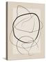 Soft Abstract Lines Art-Elena Ristova-Stretched Canvas